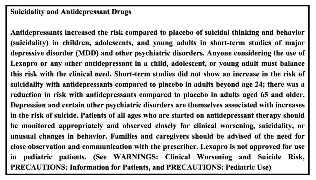 In whom can antidepressants increase the risk of suicidality? - Simple ...