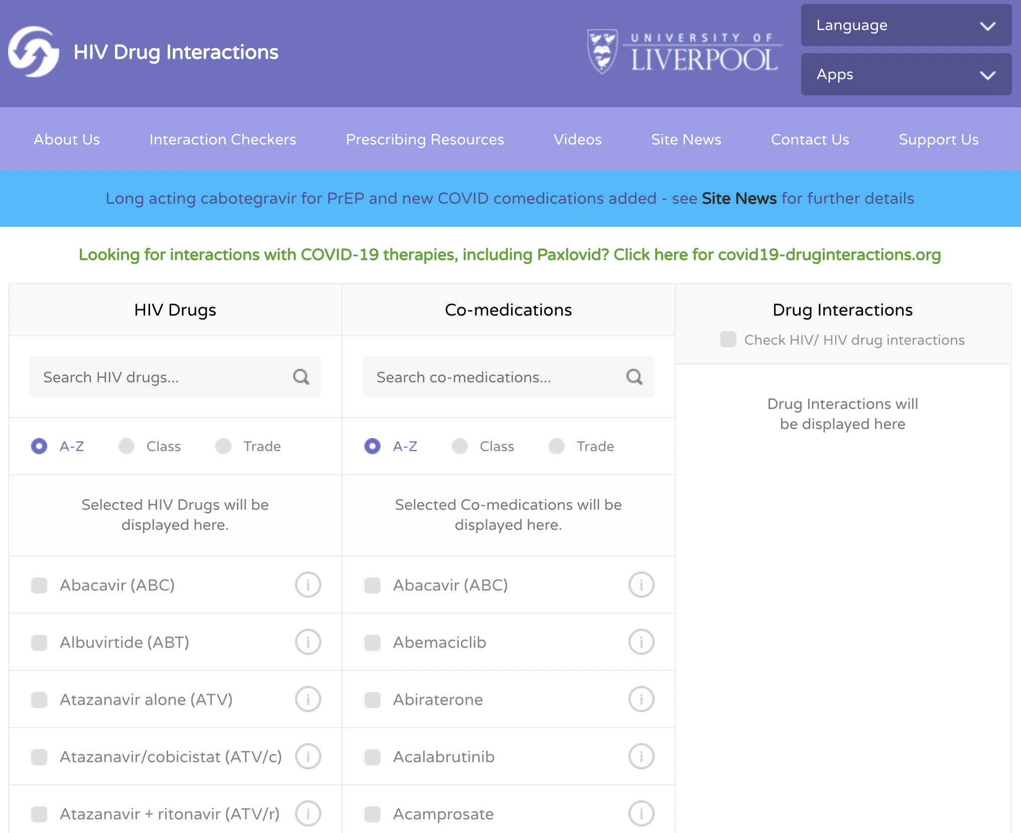 We Should Know About A Drug Interaction Checker For HIV Medications ...