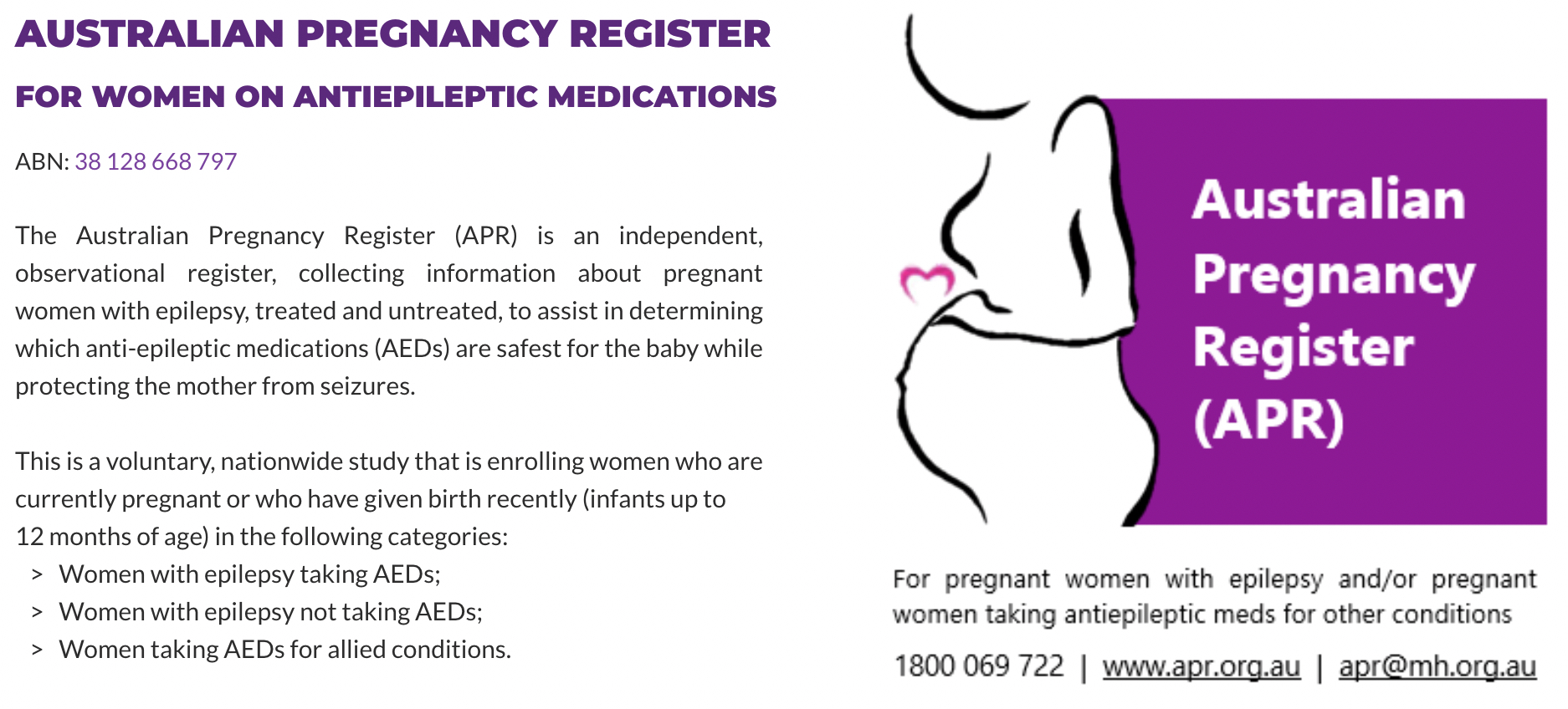 Australian Pregnancy Register